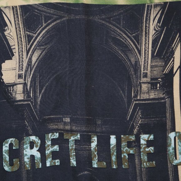 Rare Jean Paul GAULTIER "The Secret Life Of J.P." luxury designer silk scarf vtg - Picture 4 of 10